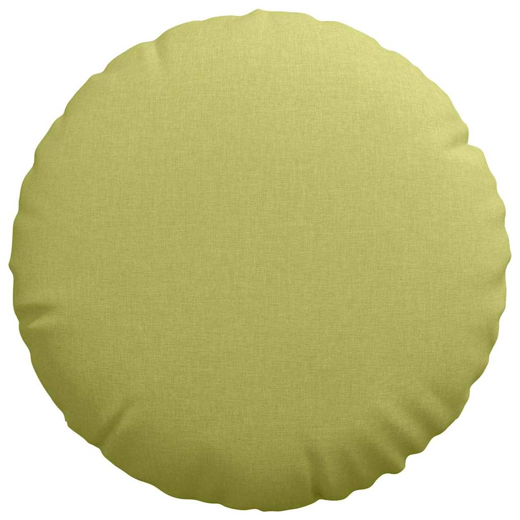 Cuscini per Seduta 2 pcs Verde chiaro Ø50 x 19 cm Tessuto | homemem39