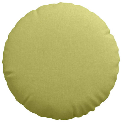 Cuscini per Seduta 2 pcs Verde chiaro Ø50 x 19 cm Tessuto