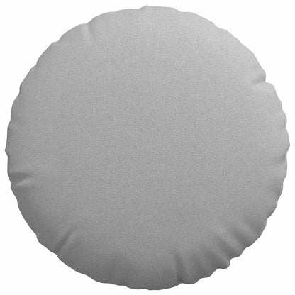 Cuscini per Seduta 2 pcs Grigio Nuvola Ø50 x 19 cm Tessuto
