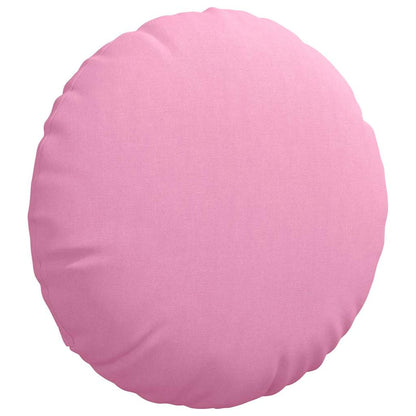 Cuscini per Seduta 2 pcs Rosa Ø50 x 19 cm Tessuto | homemem39