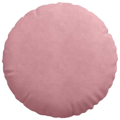 Cuscini per Seduta 2 pcs Rosa Ø50 x 19 cm Velluto | homemem39