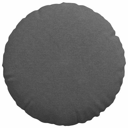 Cuscini per Seduta 2 pcs Grigio scuro Ø50 x 19 cm | homemem39