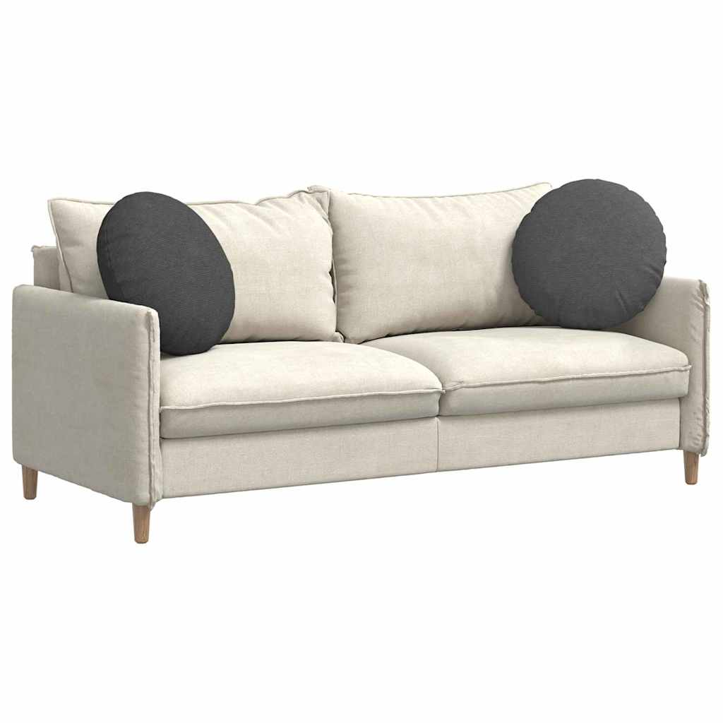 Cuscini per Seduta 2 pcs Grigio scuro Ø50 x 19 cm | homemem39