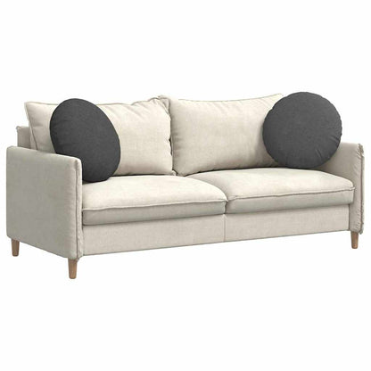 Cuscini per Seduta 2 pcs Grigio scuro Ø50 x 19 cm
