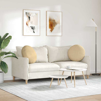 Cuscini per Seduta 2 pcs Grigio Verde Ø50 x 19 cm | homemem39