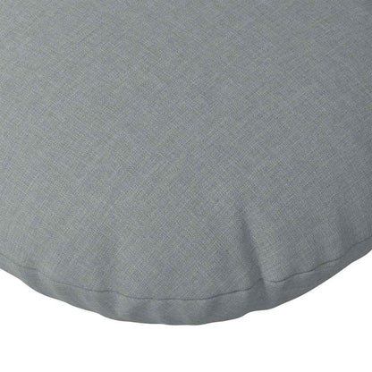 Cuscini per Seduta 2 pcs Grigio chiaro Ø60 x 21 cm Tessuto | homemem39