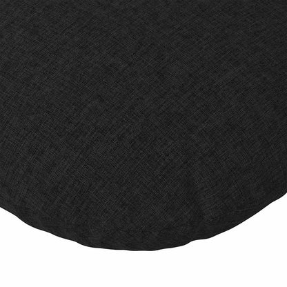 Cuscini per Seduta 2 pcs Nero Ø60 x 21 cm Tessuto | homemem39