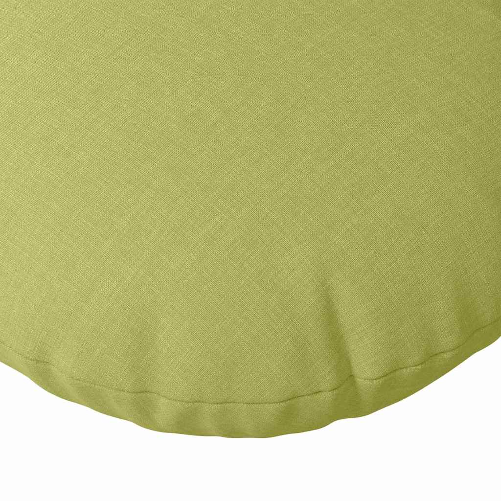Cuscini per Seduta 2 pcs Verde chiaro Ø60 x 21 cm Tessuto | homemem39