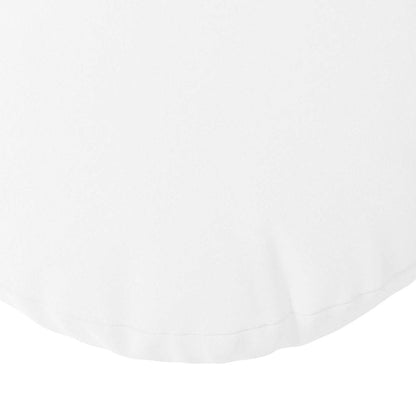 Cuscini per Seduta 2 pcs Bianco Ø60 x 21 cm Tessuto | homemem39