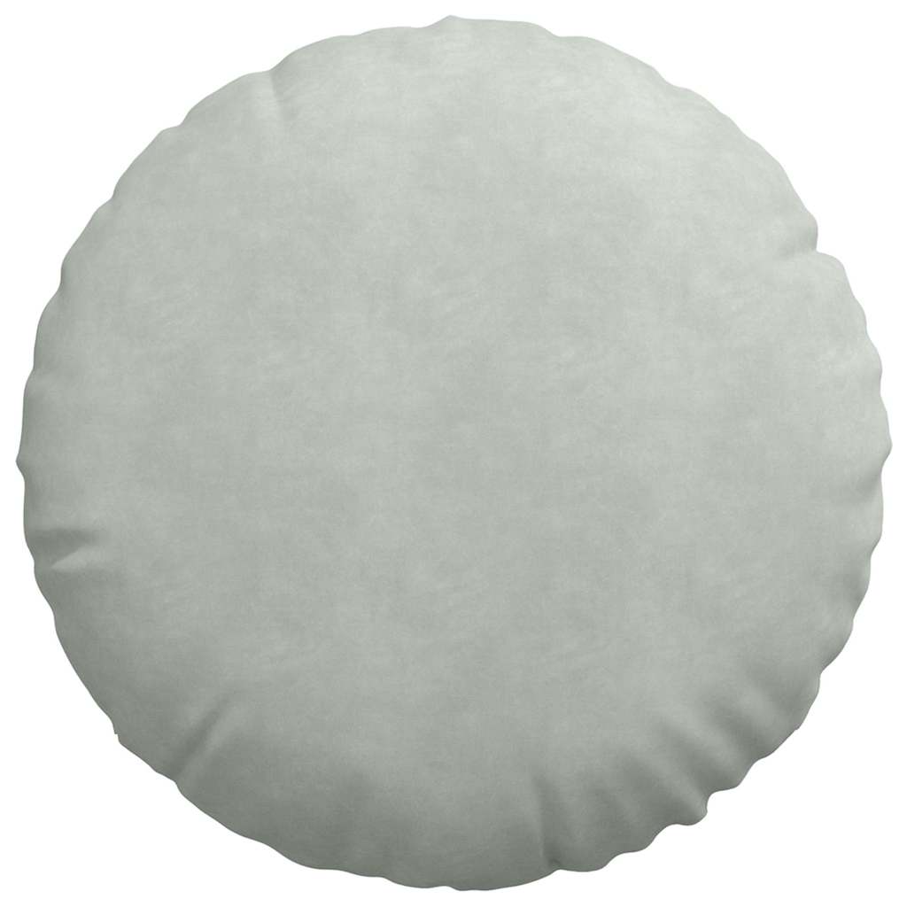 Cuscini per Seduta 2 pcs Grigio chiaro Ø60 x 21 cm Velluto | homemem39