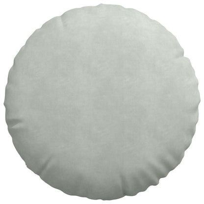 Cuscini per Seduta 2 pcs Grigio chiaro Ø60 x 21 cm Velluto | homemem39