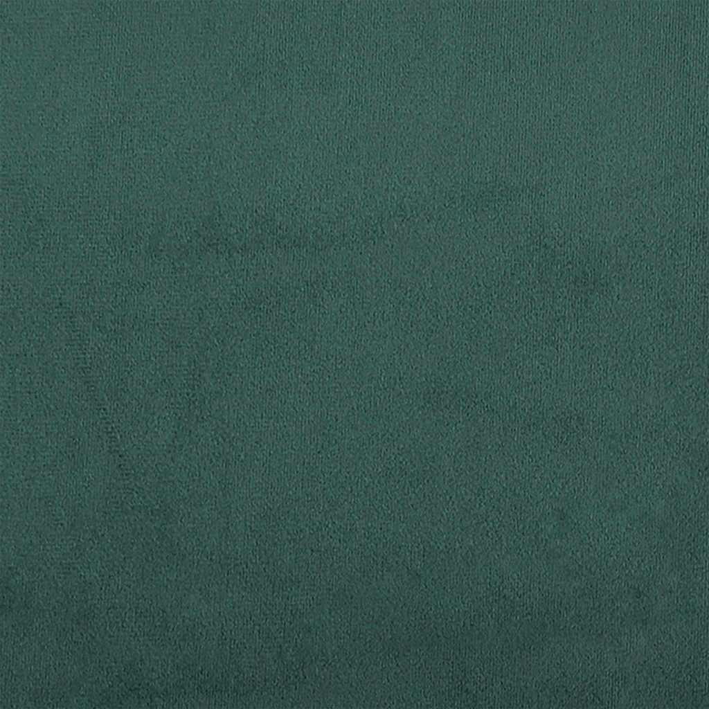 Cuscini per Seduta 2 pcs Verde Scuro Ø60 x 21 cm Velluto | homemem39