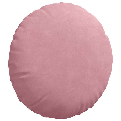 Cuscini per Seduta 2 pcs Rosa Ø60 x 21 cm Velluto | homemem39