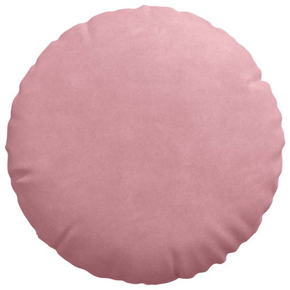 Cuscini per Seduta 2 pcs Rosa Ø60 x 21 cm Velluto | homemem39