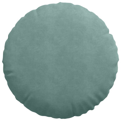Cuscini per Seduta 2 pcs Verde Mare Ø60 x 21 cm Velluto