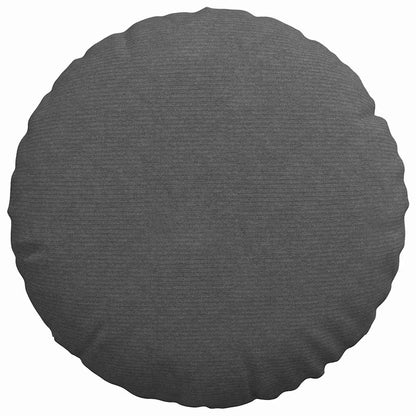 Cuscini per Seduta 2 pcs Grigio scuro Ø60 x 21 cm