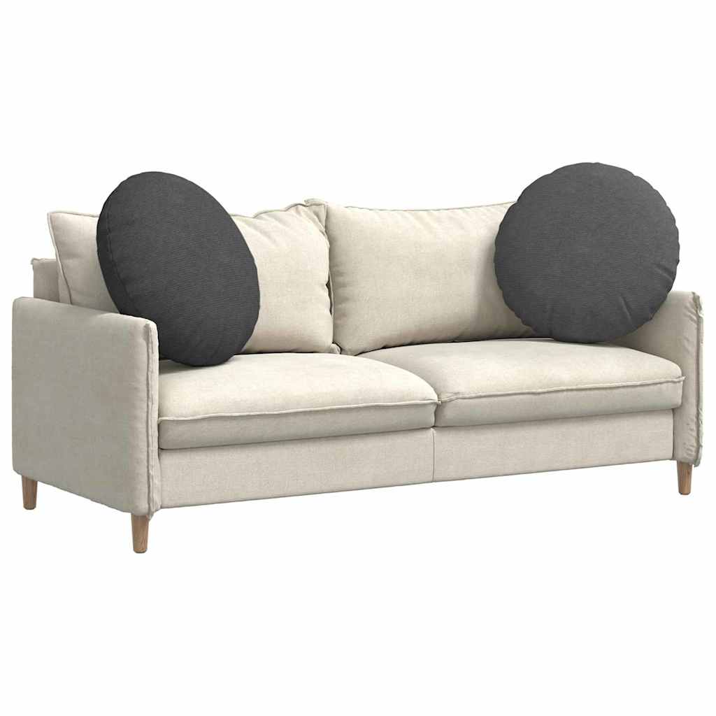 Cuscini per Seduta 2 pcs Grigio scuro Ø60 x 21 cm | homemem39