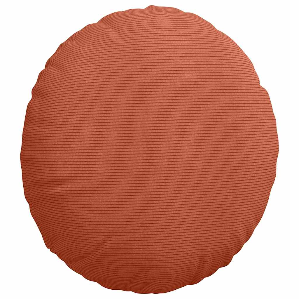 Cuscini per Seduta 2 pcs Rosso Arancio Ø60 x 21 cm | homemem39