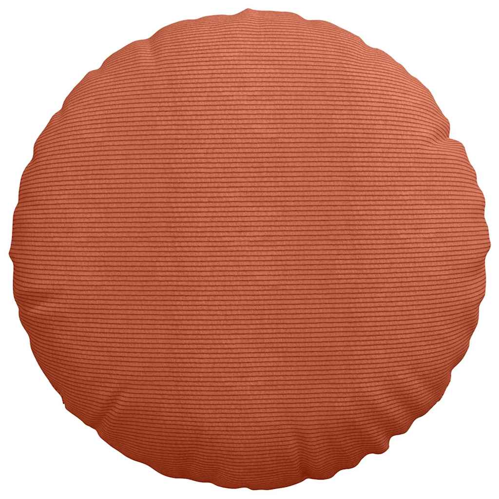 Cuscini per Seduta 2 pcs Rosso Arancio Ø60 x 21 cm | homemem39