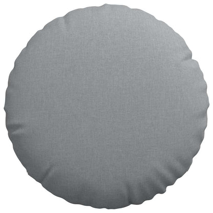 Cuscini per Seduta 2 pcs Grigio chiaro Ø80 x 29 cm Tessuto | homemem39