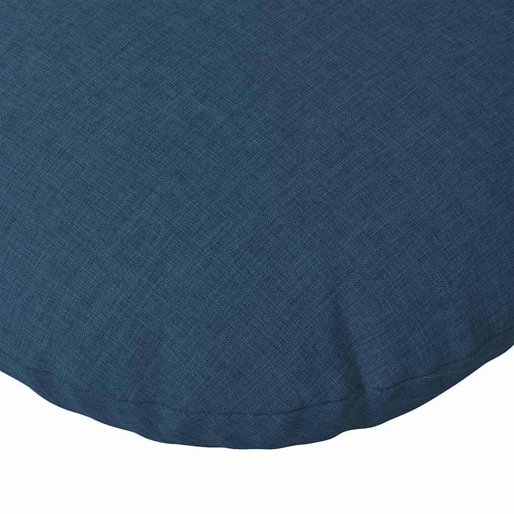 Cuscini per Seduta 2 pcs Blu Ø80 x 29 cm Tessuto | homemem39