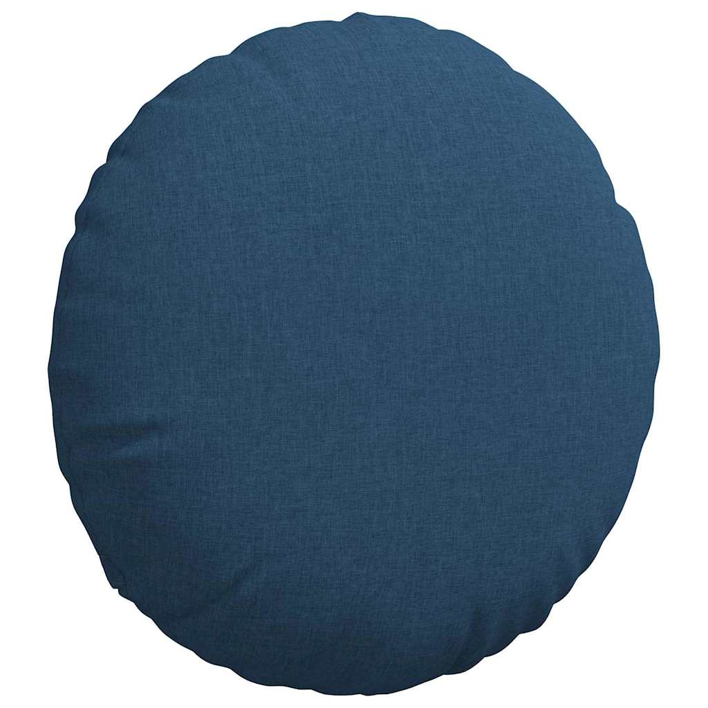 Cuscini per Seduta 2 pcs Blu Ø80 x 29 cm Tessuto | homemem39
