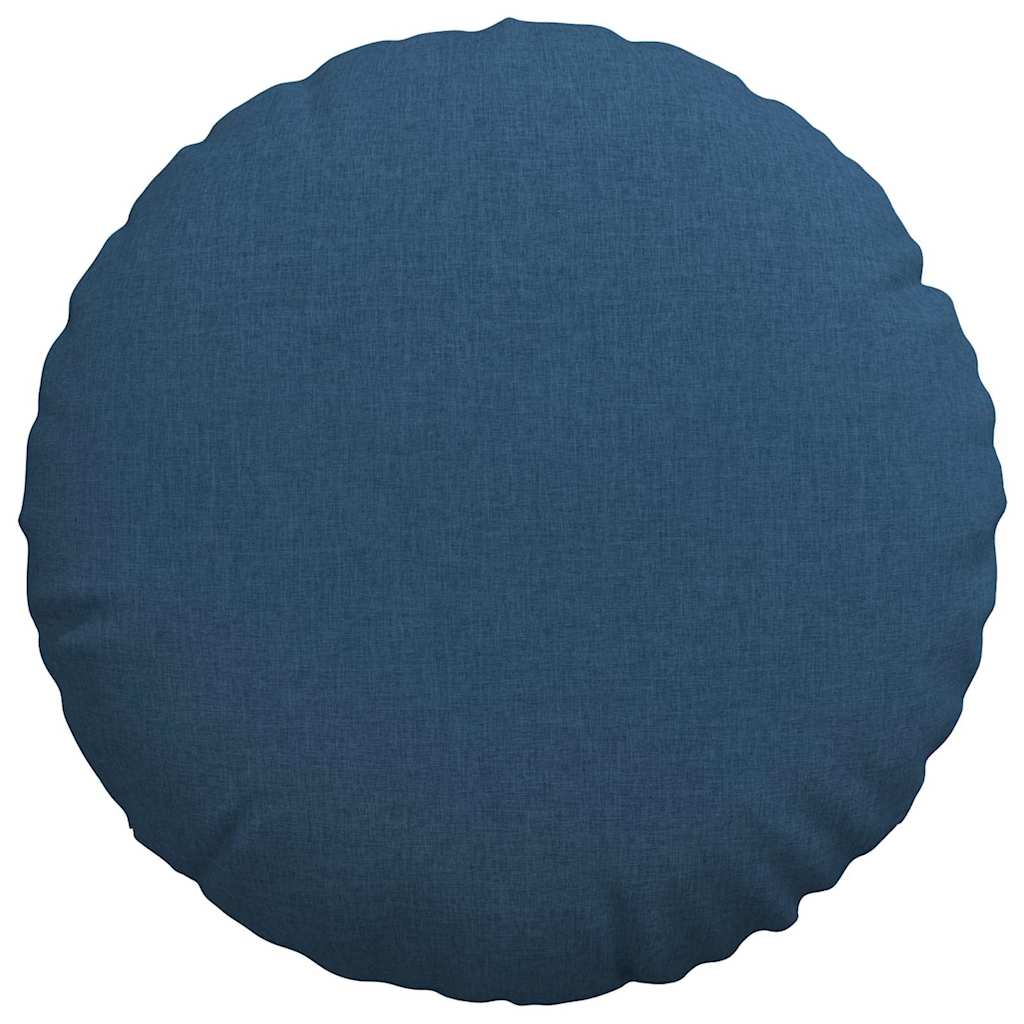 Cuscini per Seduta 2 pcs Blu Ø80 x 29 cm Tessuto | homemem39