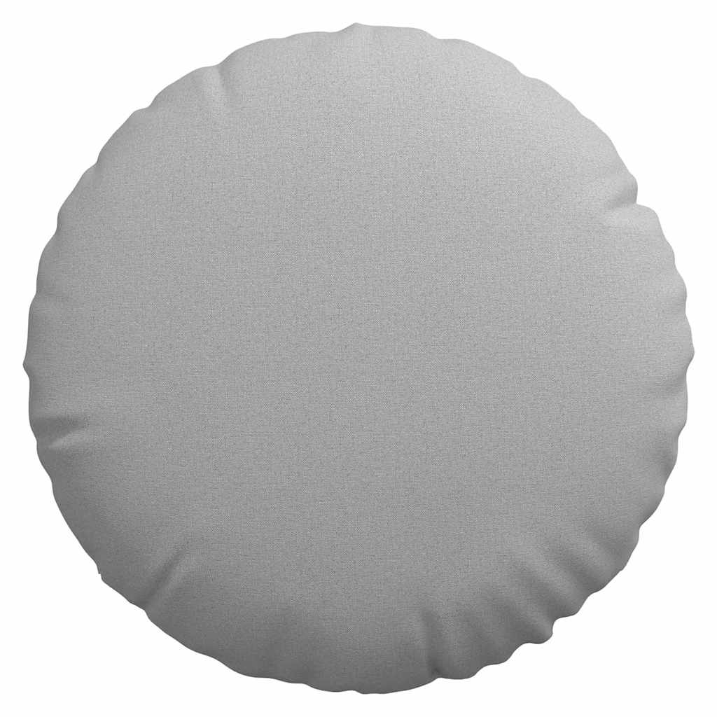 Cuscini per Seduta 2 pcs Grigio Nuvola Ø80 x 29 cm Tessuto | homemem39