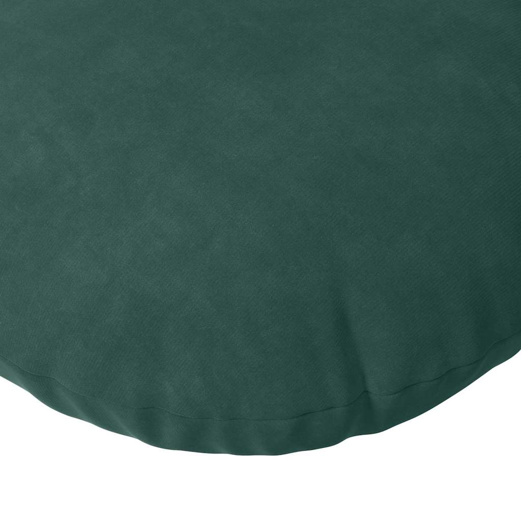 Cuscini per Seduta 2 pcs Verde Scuro Ø 80 x 29 cm Velluto | homemem39