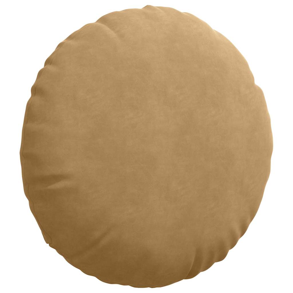 Cuscini per Seduta 2 pcs Marrone Ø 80 x 29 cm Velluto | homemem39