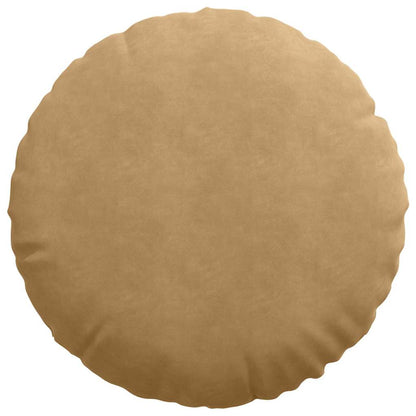 Cuscini per Seduta 2 pcs Marrone Ø 80 x 29 cm Velluto | homemem39