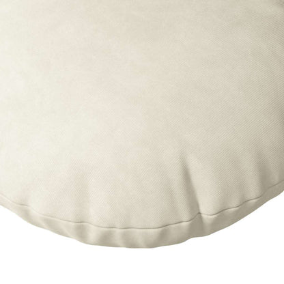 Cuscini per Seduta 2 pcs Crema Ø 80 x 29 cm Velluto | homemem39