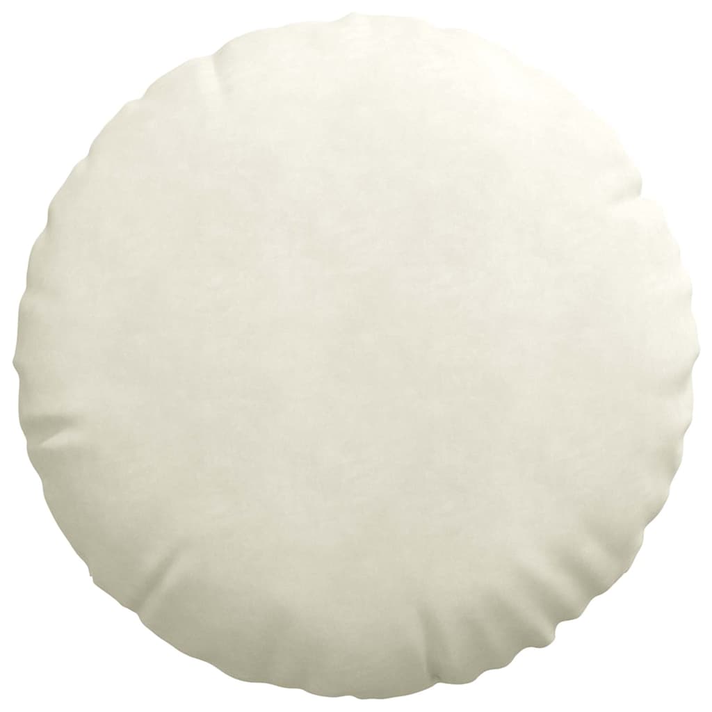Cuscini per Seduta 2 pcs Crema Ø 80 x 29 cm Velluto | homemem39