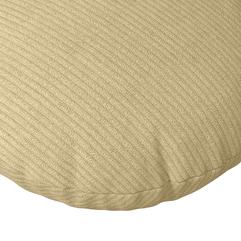 Cuscini per Seduta 2 pcs Grigio Verde Ø 80 cm Tessuto in Cords | homemem39