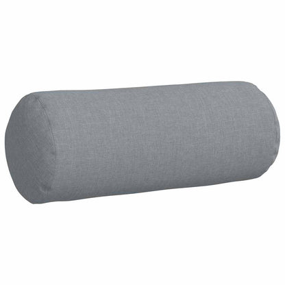 Cuscini a rullo 2 pcs Grigio chiaro Ø 15 x 40 cm Tessuto | homemem39