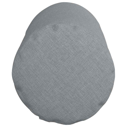 Cuscini a rullo 2 pcs Grigio chiaro Ø 15 x 40 cm Tessuto
