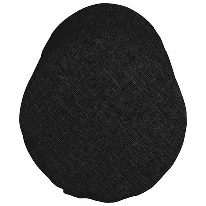 Cuscini a rullo 2 pcs Nero Ø 15 x 40 cm Tessuto