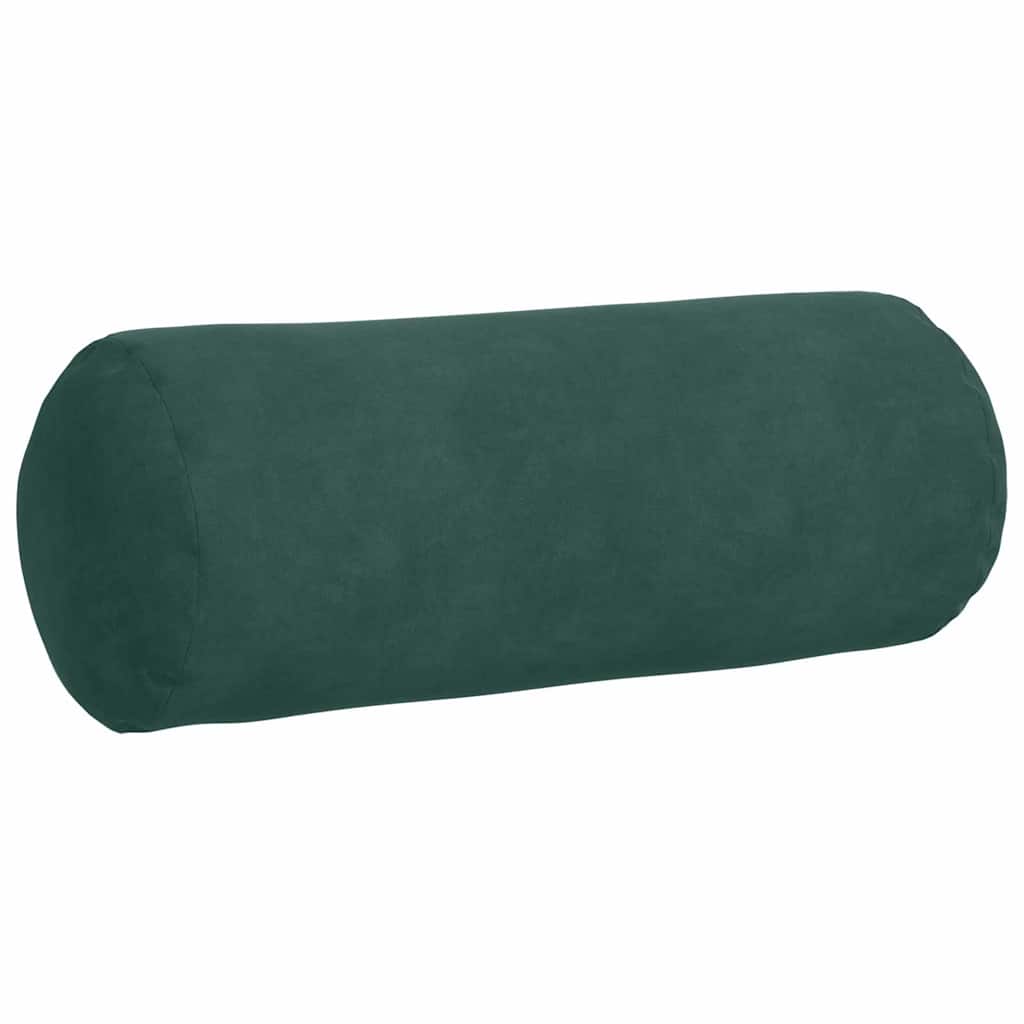 Cuscini a rullo 2 pcs Verde Scuro Ø 15 x 40 cm Tessuto in Cords | homemem39