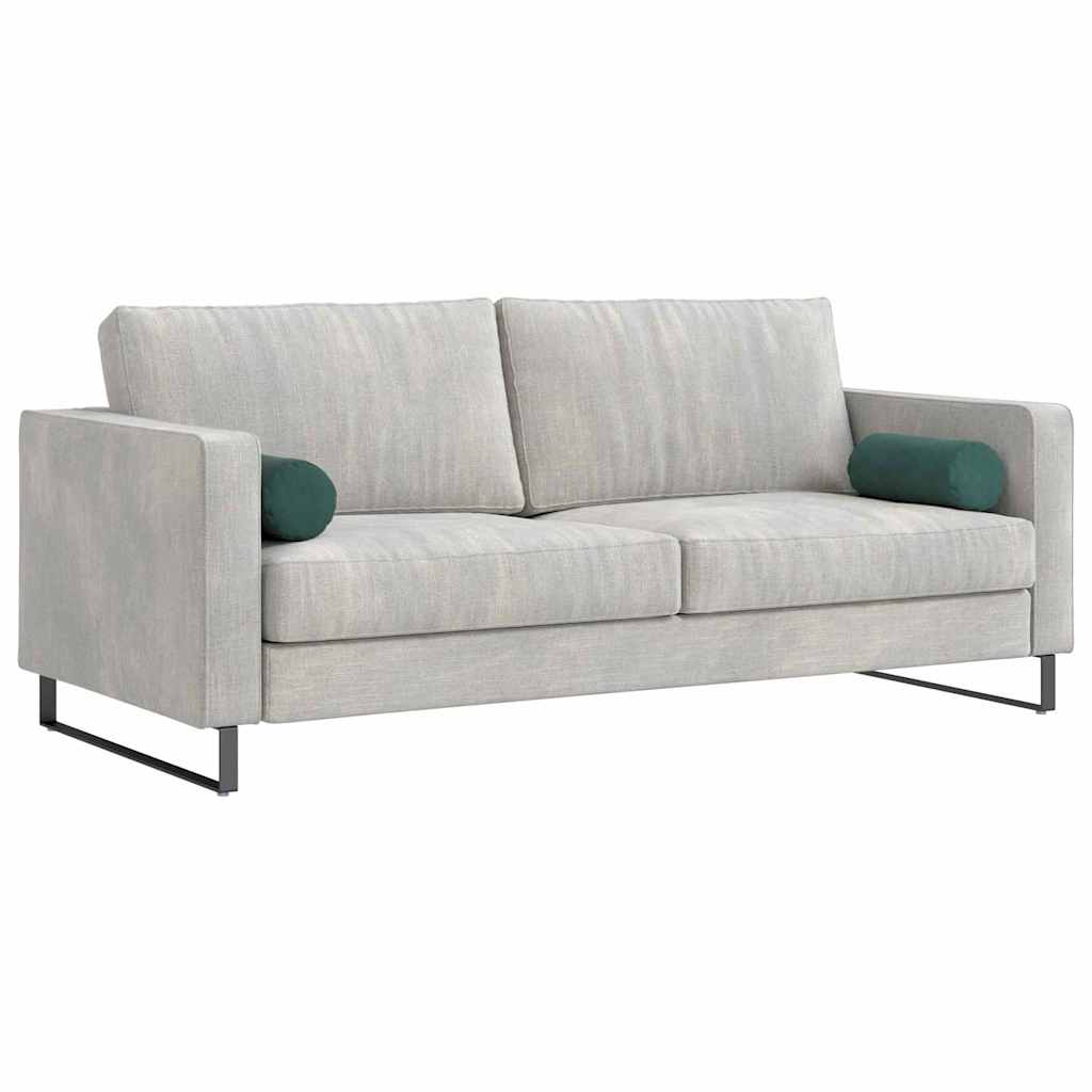 Cuscini a rullo 2 pcs Verde Scuro Ø 15 x 40 cm Tessuto in Cords | homemem39