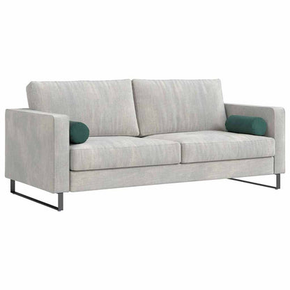 Cuscini a rullo 2 pcs Verde Scuro Ø 15 x 40 cm Tessuto in Cords | homemem39