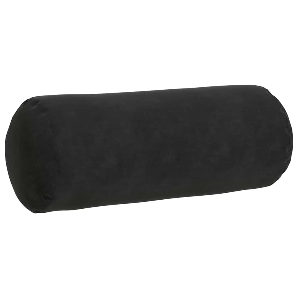 Cuscini a rullo 2 pcs Nero Ø 15 x 40 cm Tessuto in Cords | homemem39