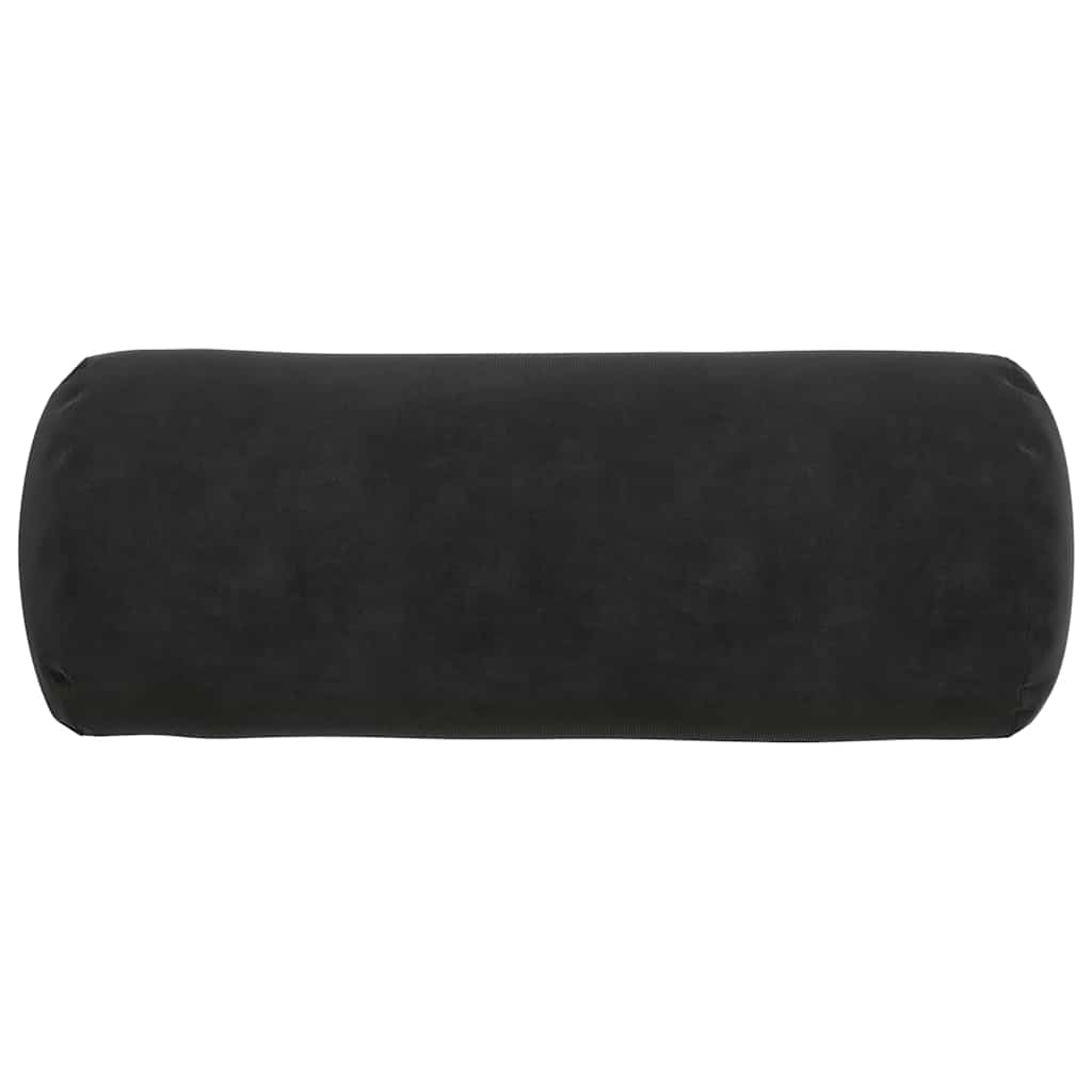 Cuscini a rullo 2 pcs Nero Ø 15 x 40 cm Tessuto in Cords | homemem39