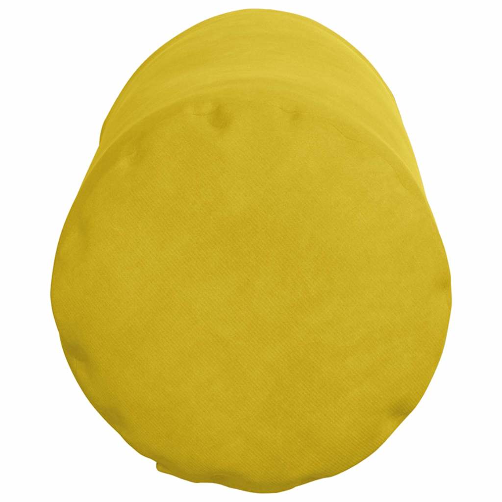 Cuscini a rullo 2 pcs Giallo Ø 15 x 40 cm Tessuto in Cords | homemem39