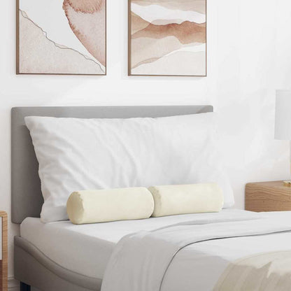 Cuscini a rullo 2 pcs Crema Ø 15 x 40 cm Tessuto in Cords | homemem39