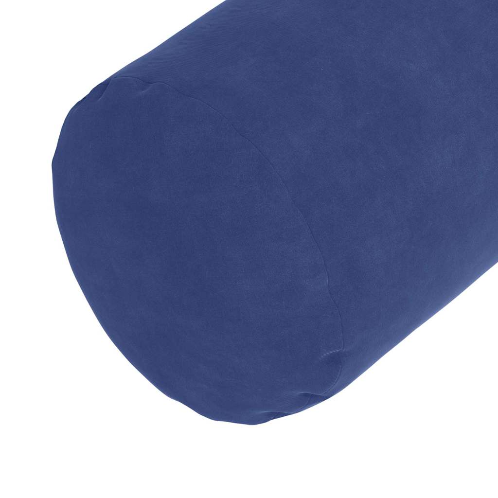 Cuscini a rullo 2 pcs Blu Polizia Ø 15 x 40 cm Tessuto in Cords | homemem39
