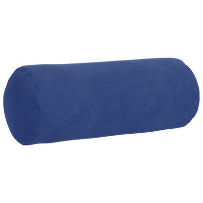 Cuscini a rullo 2 pcs Blu Polizia Ø 15 x 40 cm Tessuto in Cords | homemem39