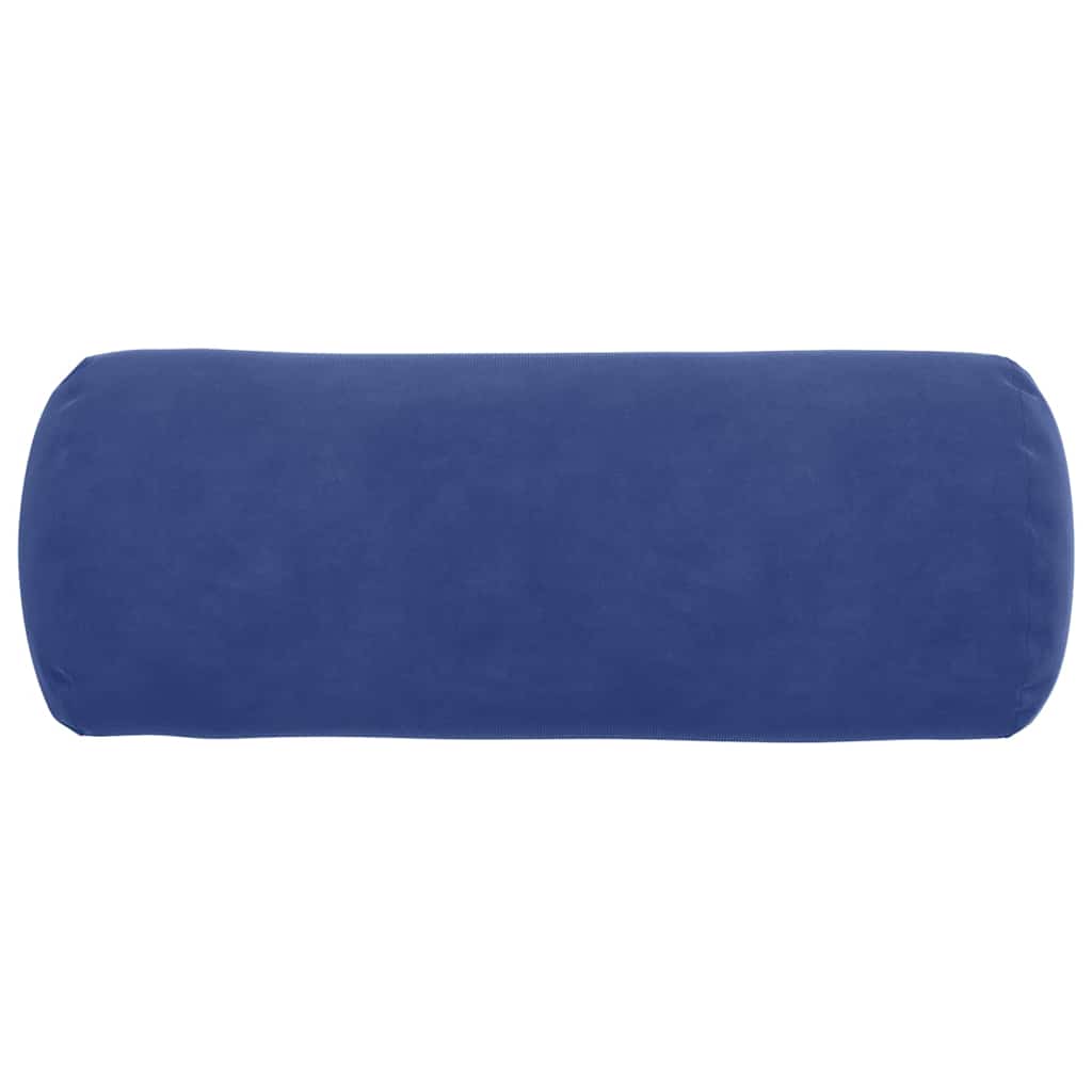 Cuscini a rullo 2 pcs Blu Polizia Ø 15 x 40 cm Tessuto in Cords | homemem39