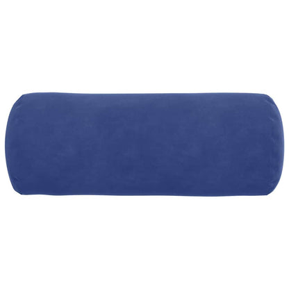 Cuscini a rullo 2 pcs Blu Polizia Ø 15 x 40 cm Tessuto in Cords