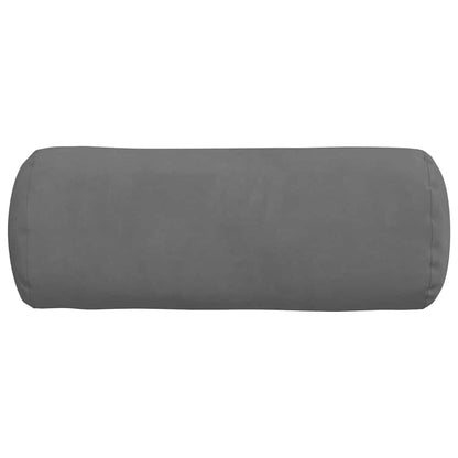 Cuscini a rullo 2 pcs Grigio scuro Ø 15 x 40 cm