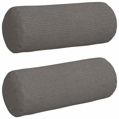 Cuscini a rullo 2 pcs Grigio chiaro Ø 15 x 40 cm